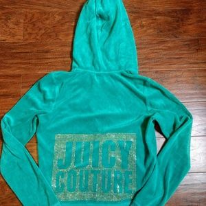 Juicy Couture Embellished Velour Hoodie